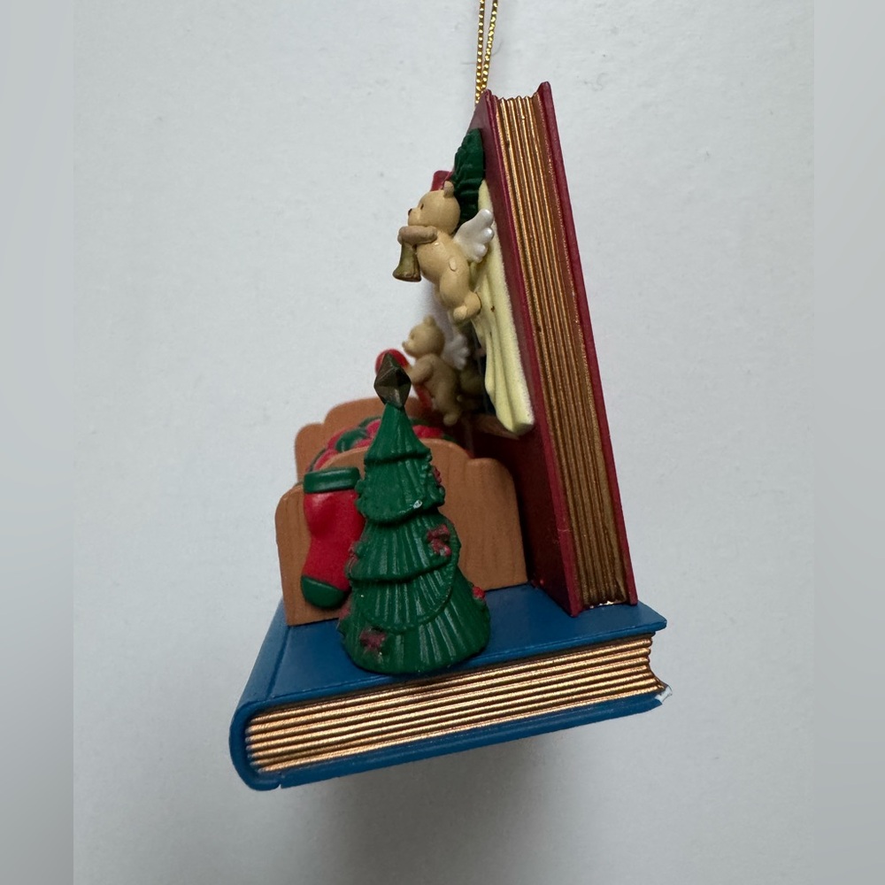 Festive Holiday Ornament with Bears and Christmas Tree - Picture 2 of 5